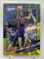 2021-22 Panini Donruss Josh Jackson #161 Green Yellow Laser Pistons